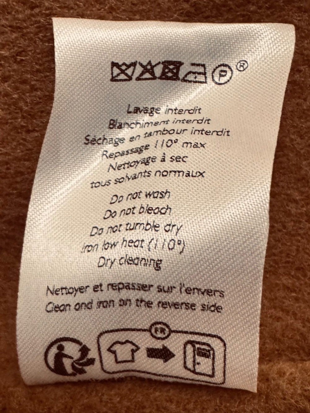Sezane Mederick Coat Camel - Size 8 - Picture 12 of 12